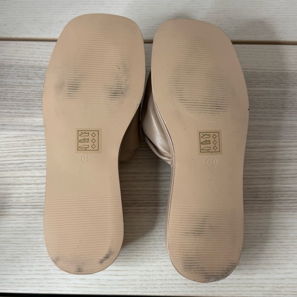 Mer-jes sandals Tan Slide Sandals Mis-Jes sandals women size 7.5 - Picture 3 of 7